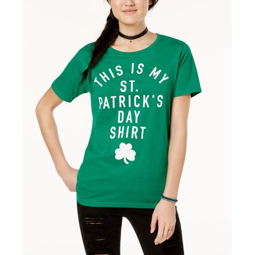 Freeze 24 7 Juniors St. Patricks Day Graphic T-Shirt